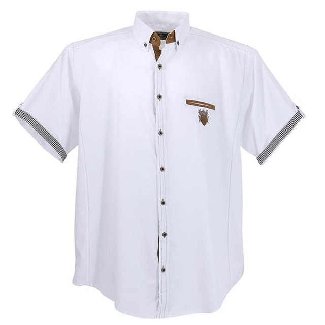 LAVECCHIA košile pánská 1128 nadměrná velikost 3XL, bílá