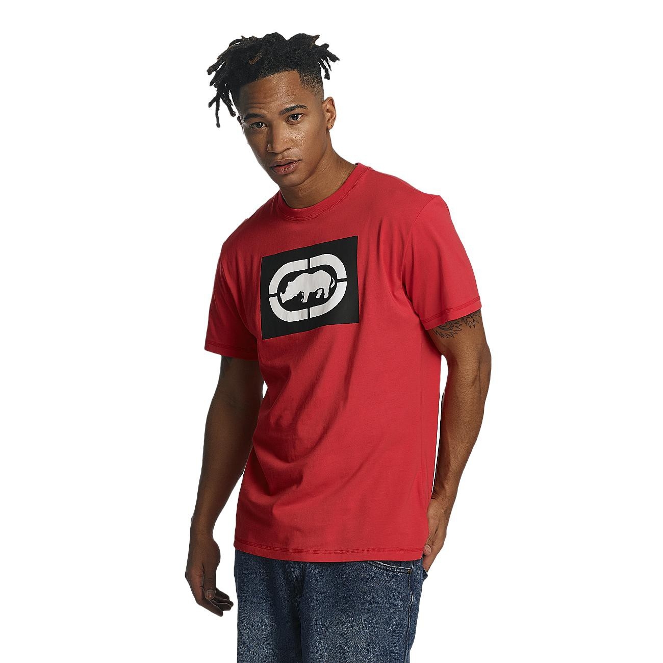Ecko Unltd. tričko pánské T-Shirt Base in red 3XL, červená