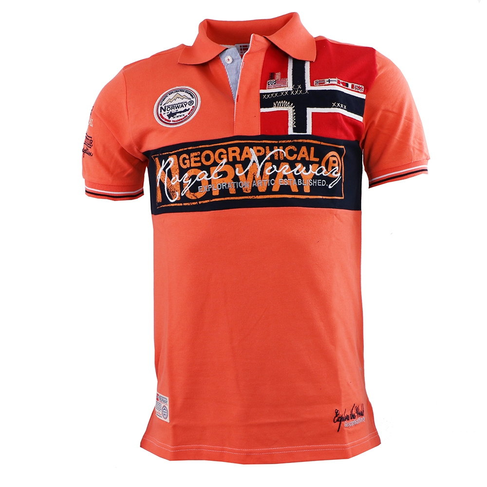 GEOGRAPHICAL NORWAY polokošile pánská KOALA SS MEN 100 XL, oranžová