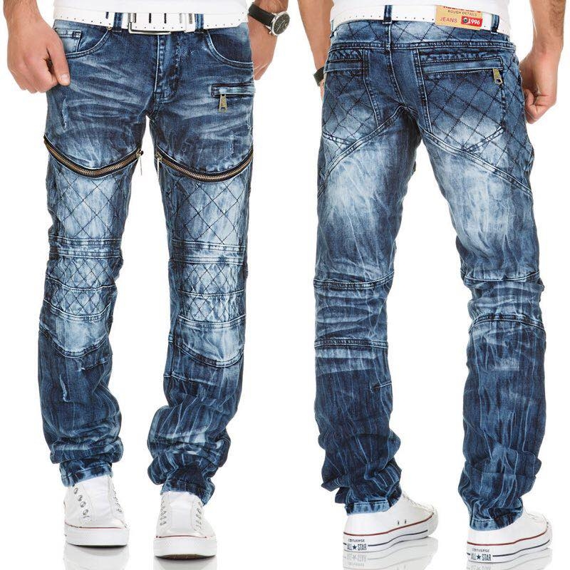 KOSMO LUPO kalhoty pánské KM132 jeans džíny 30, jeans