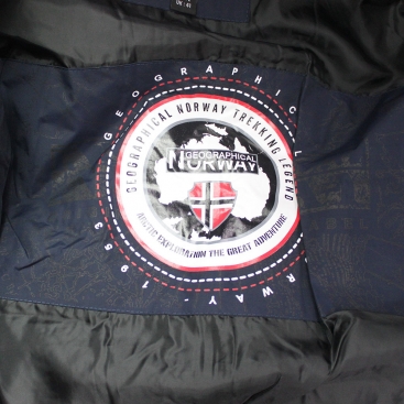 GEOGRAPHICAL NORWAY bunda pánska Volvo MEN JKT 005 zimné, prešívaná s kapucňou