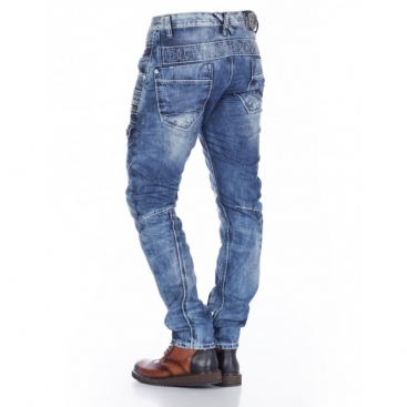 CIPO & BAXX kalhoty pánské C-1178 regular fit L:32 jeans džíny