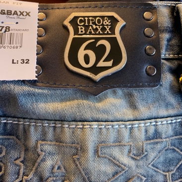 CIPO & BAXX nohavice pánskeC-11781 L:32 jeans