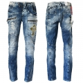 CIPO & BAXX nohavice pánské CD293 L:34 regular fit jeans džínsy