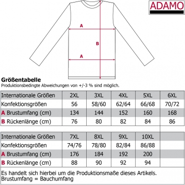 ADAMO pyžamo pánské GUSTAV 590 nadměrná velikost dloudý rukáv