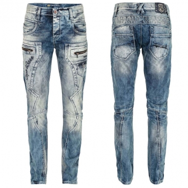 CIPO & BAXX kalhoty pánské C-1178 L:34 regular fit jeans džíny