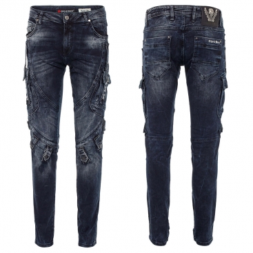 CIPO & BAXX kalhoty pánské CD440 L:34 slim fit