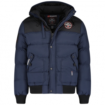 GEOGRAPHICAL NORWAY bunda pánska VOLVA MEN JKT 005 zimné, prešívaná s kapucňou